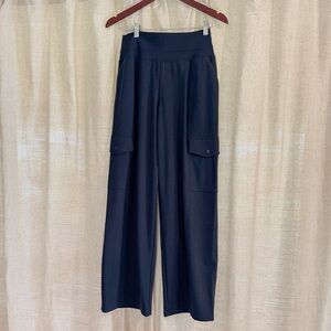Athleta Blue Wide Leg Jumpsuit